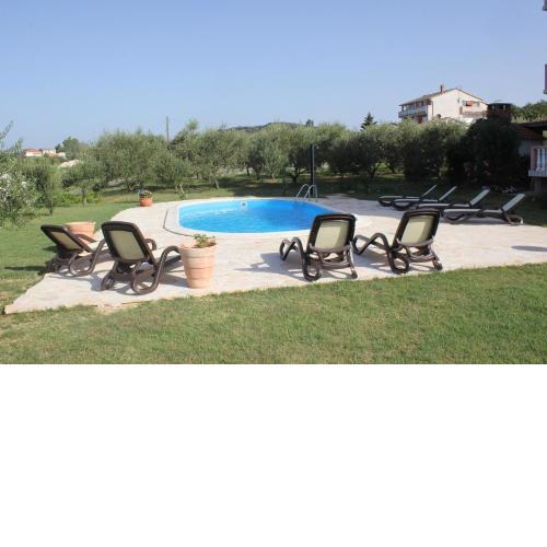 Apartment Arba 1 with heated pool