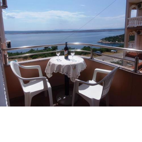Apartment in Dramalj with sea view, balcony, air conditioning, WiFi 4623-8