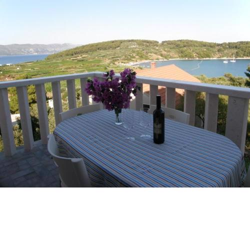 Apartment in Lumbarda with sea views, terrace, air conditioning, WiFi 3632-2