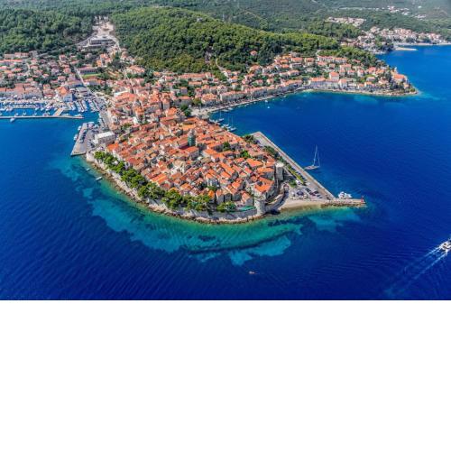 Apartment in Lumbarda with sea views, terrace, air conditioning, WiFi 869-1 869-3