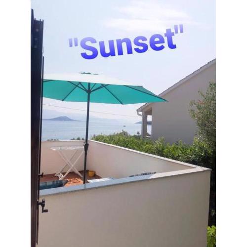 Apartment in Slatine with sea view, balcony, air conditioning, WiFi 5130-1