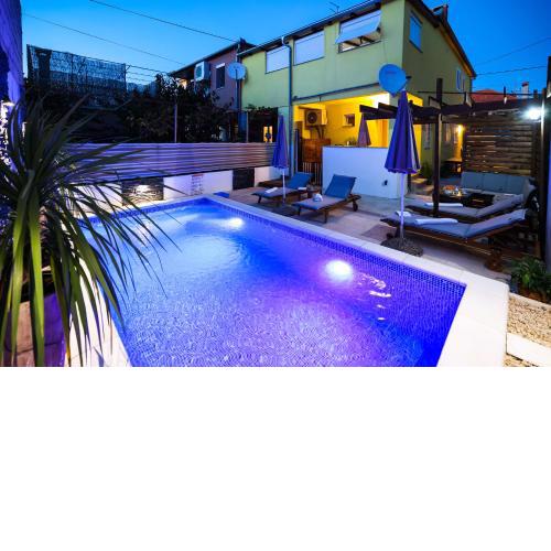 Apartment Rustica Zadar with exclusive use of the pool-ground floor