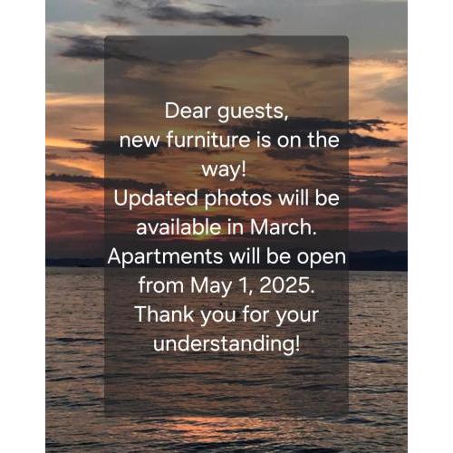 APARTMENTS BRUNO 1&2 - two-room penthouse apartments - wonderful panoramic view of the sea - the best location, first row to the beach - free secured parking - facilities nearby