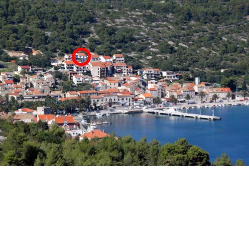 Apartments with a parking space Vis - 8869