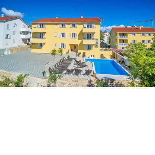 Apartments with a swimming pool Baska, Krk - 18785