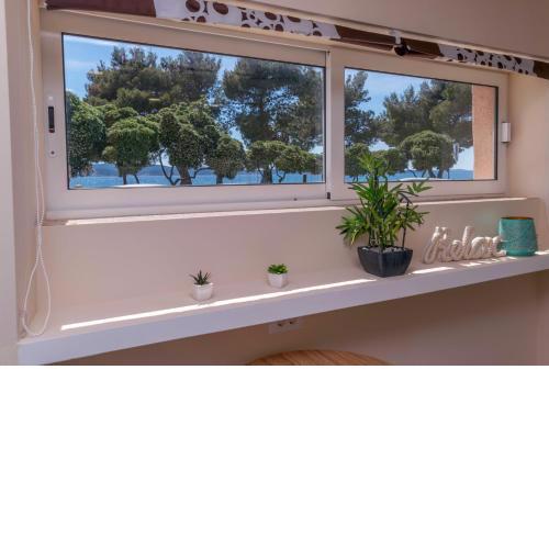 Beachfront House with Private Jacuzzi and Garden Zadar