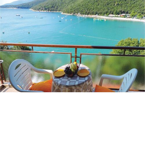 Beautiful Apartment In Rabac With House Sea View