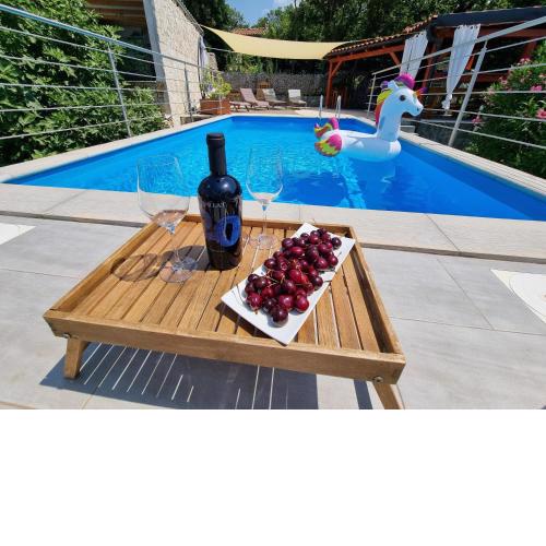 Holiday house with private pool and sauna