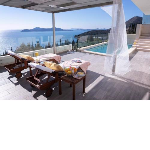 Luxury Villa Malena with private heated pool and amazing sea view in Dubrovnik - Orasac