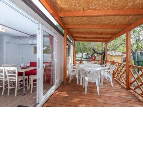 Mobile home in Camping Paklenica, Starigrad, at the beach