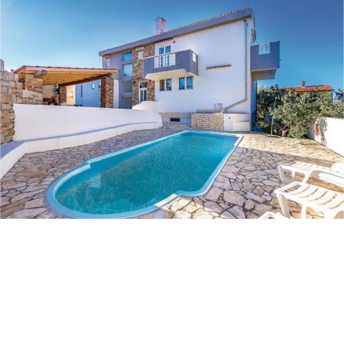 Nice Home In Barbat With Outdoor Swimming Pool