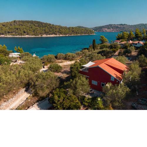 Robinson house in Vela Luka with sea view, terrace, air conditioning, WiFi 3439-1