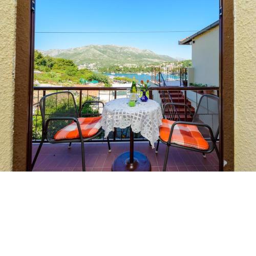 Room in Cavtat with sea view, balcony, air conditioning, W-LAN 3686-1