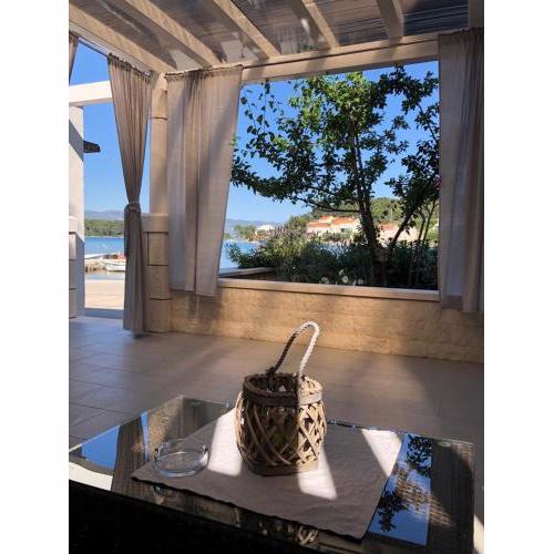 Studio apartment in Lumbarda with Seaview, Terrace, Air condition, WIFI (128-3)