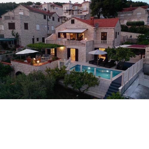 Villa Beach House Sumartin with Heated Pool