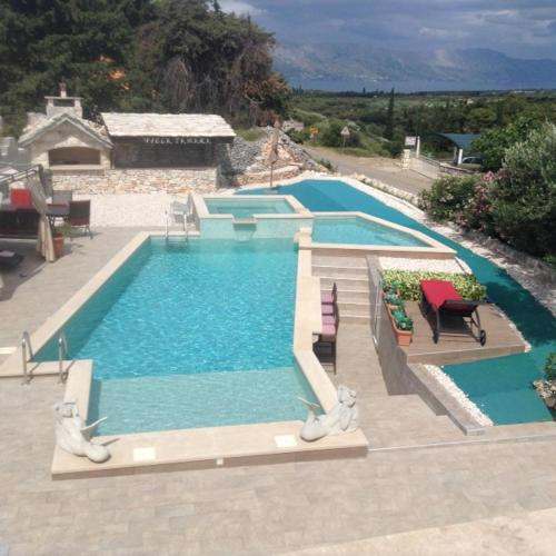 Villa Tamara,3 heated Pools with Sea view