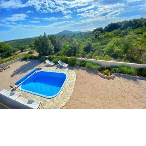 Villa Viktoria mit Pool und schönem Meerblick in Primosten